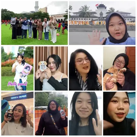 People Posing in Various Settings