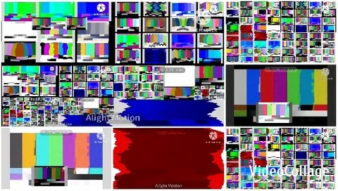 Colorful Test Patterns and Logos