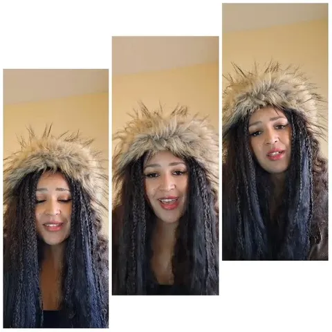 Person Speaking or Singing with Expressions