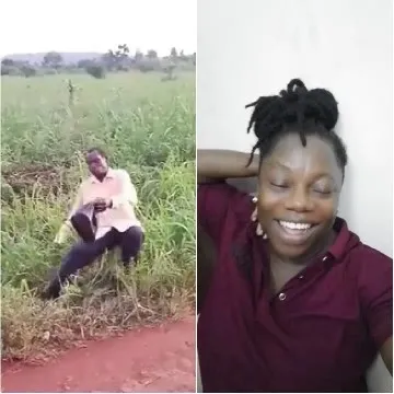 Relaxed Man and Happy Woman