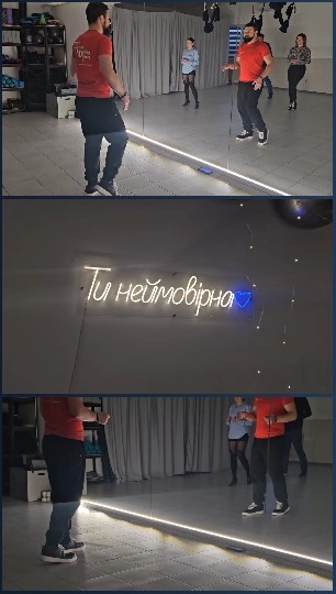 People Dancing in Studio Setting