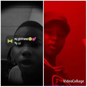 Split-Screen of Two People