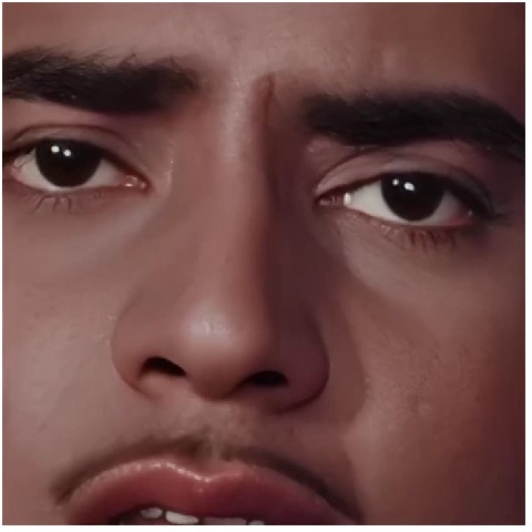 Close-Up of a Person's Face