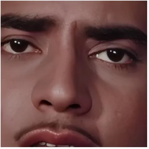 Close-Up of a Person's Face