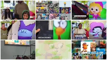 Family-Friendly Scenes with Cartoon Figures