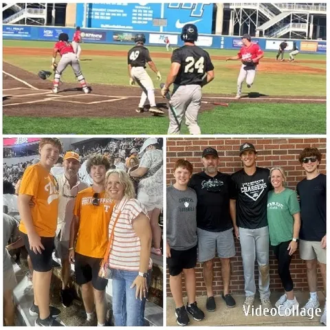 Baseball Game and Sporting Smiles