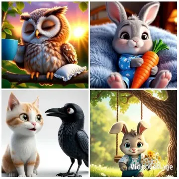 Animated Scenes with Cute Characters