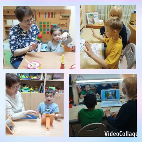 Children Learning and Playing Together