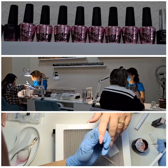 Nail Polish and Salon Setting