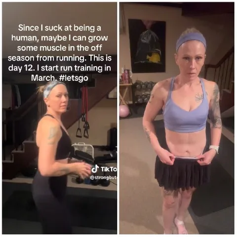 Workout Attire and Training Scenes