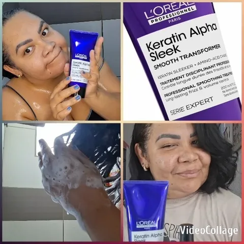 Keratin Treatment Demo in Shower