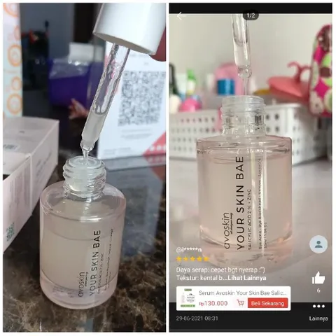 Cosmetic Serum Product Display
