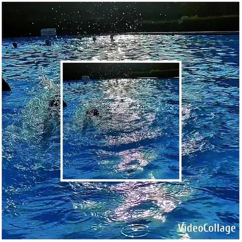 People Splashing in Swimming Pool