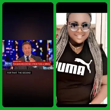News Segment and Smiling Person