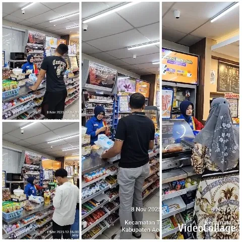 Convenience Store Checkout Scene