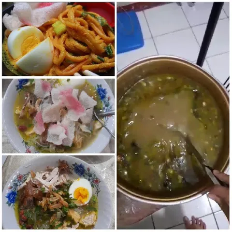 Food Dishes of Noodles and Soup