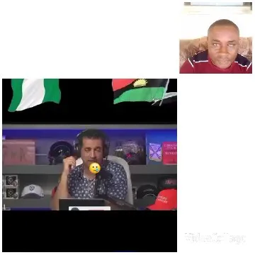 Person on Couch with Microphone