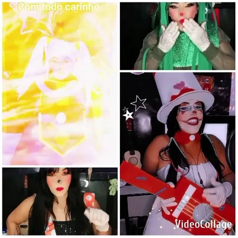 Person in Costumes and Theatrical Backgrounds