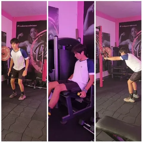 Person Working Out in Gym