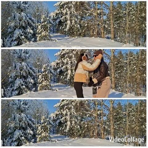 Snowy Forest Fun with Friends