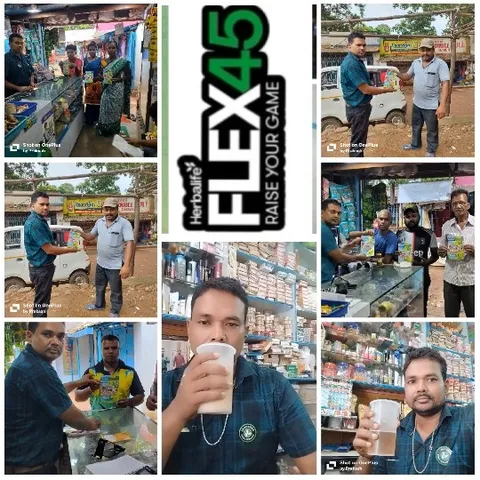 Street Market with Herbalife Product