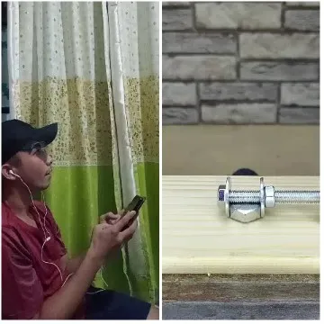 Person with Phone and Bolt
