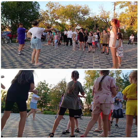 Group Activity on Checkered Pavement
