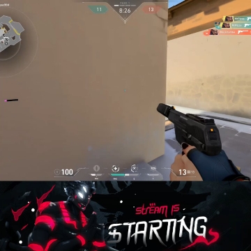 First-Person Shooter Gameplay Scene