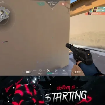 First-Person Shooter Gameplay Scene
