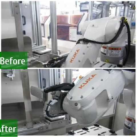 Robotic Arm in Industrial Setting