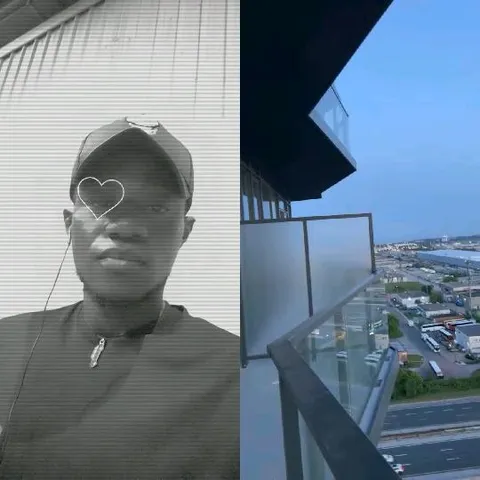 Black and White Portrait and City View