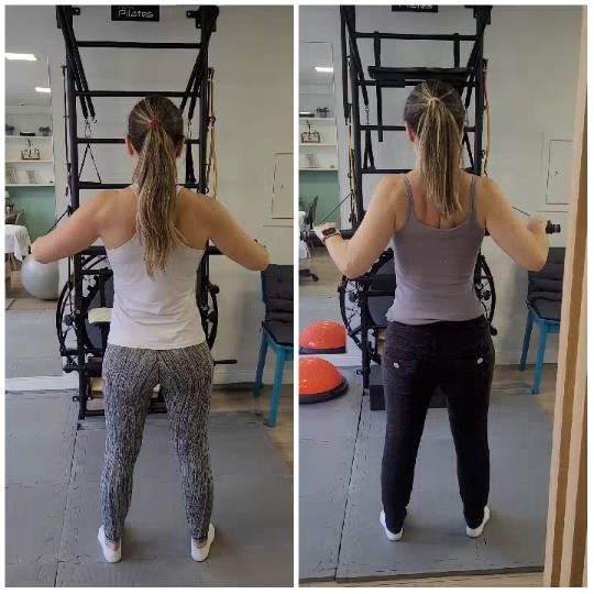 Pilates Workout Side-by-Side