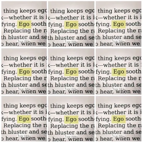 Text Panels with Repeated Phrases