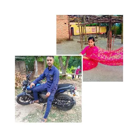Motorcycle and Traditional Outfit
