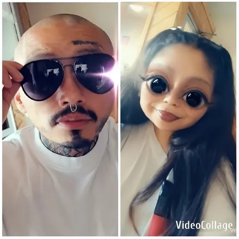 Sunglasses Adjusting and Filtered Eyes