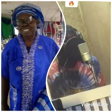 Older Person Recording in Studio Setting