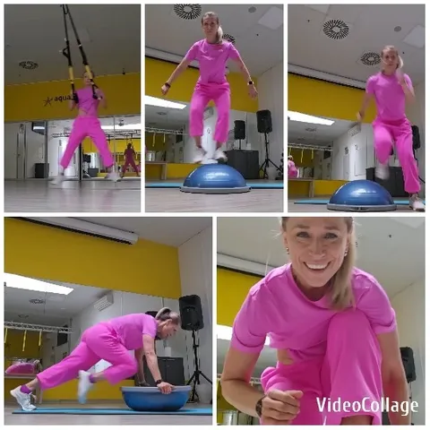 Bright Outfit Fitness Activities