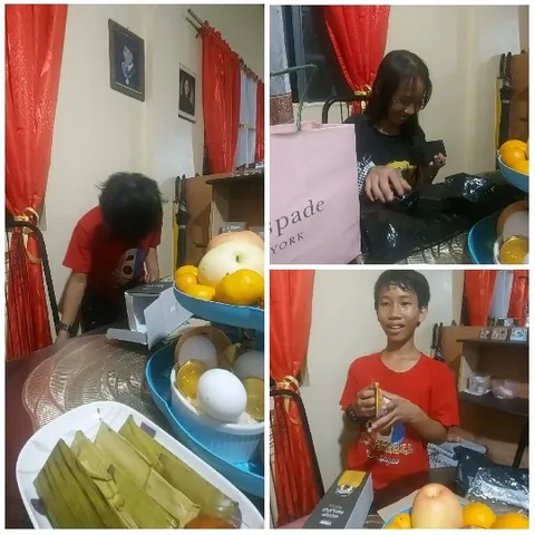 Children Opening Gifts Together