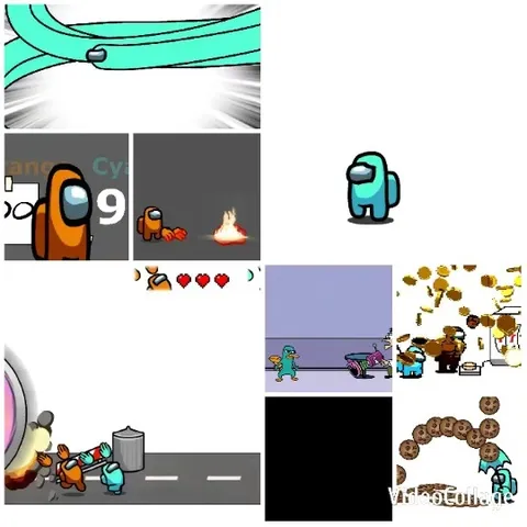 Cartoon Characters in Various Scenarios
