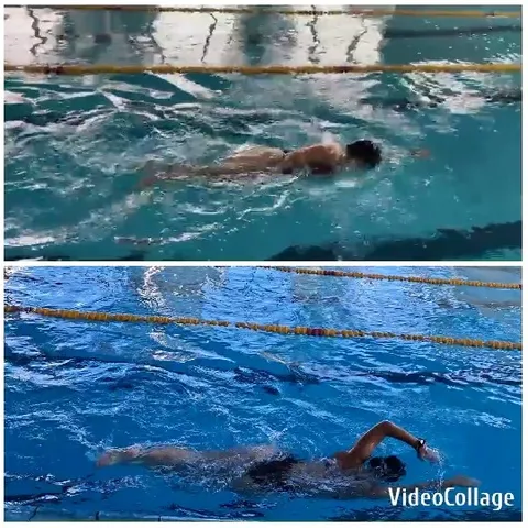 Swimmers in Swimming Pool