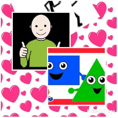 Cartoon Character and Shapes