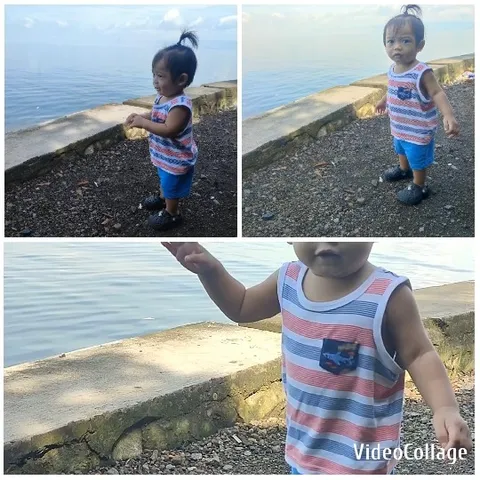 Child by the Calm Water