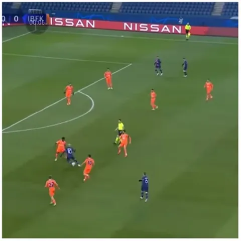 Soccer Match in Progress