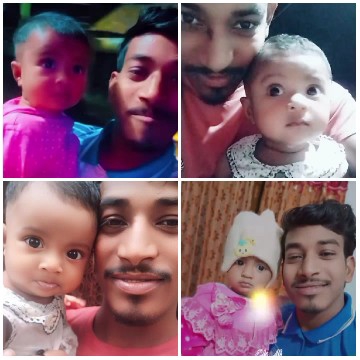 Selfies with Baby in Different Outfits