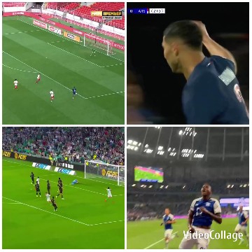 Soccer Players in Action and Celebrating