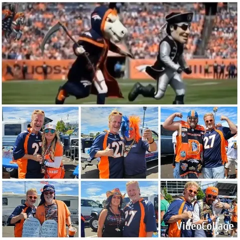 Sports Fans in Jerseys Together