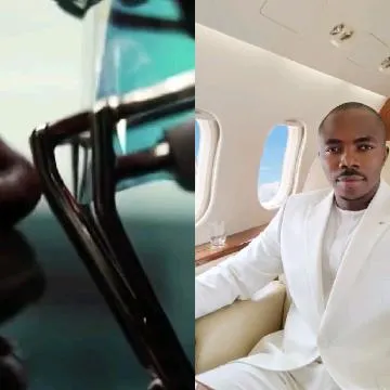 Examining Glasses Inside a Jet