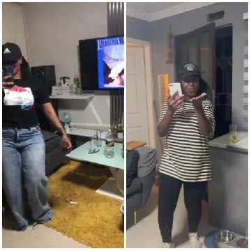 Two People in Different Settings