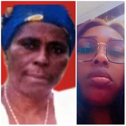 Split Screen of Two People
