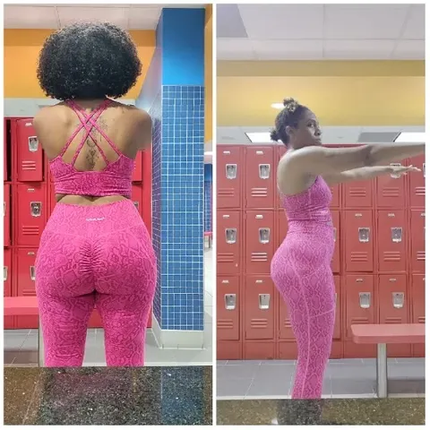Women in Matching Gym Outfits